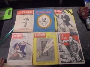 Magazine LE CHARIVARI 1961 63 & LE CLOU N°1 1945 Caricature Satirique Politique - Picture 1 of 1