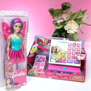 Barbie Purple Hair And Wings - Picture 1 of 19