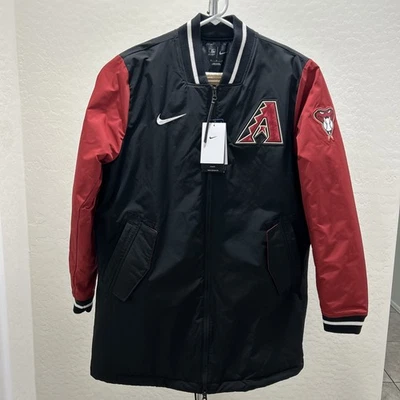 Nike MLB Arizona Diamondbacks Black Dugout Performance Full-Zip Jacket Medium - Image 1 of 4