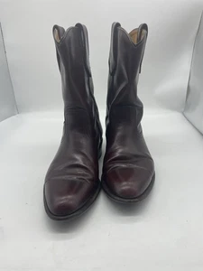 Frye 3150 Oxblood Vintage Mens Western Cowboy Leather Billy Boots Size 9.5 D - Picture 1 of 10