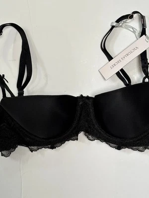 Victoria’s Secret Dream Angels Push Up Bra 32B Black NWT  - Image 1 of 4