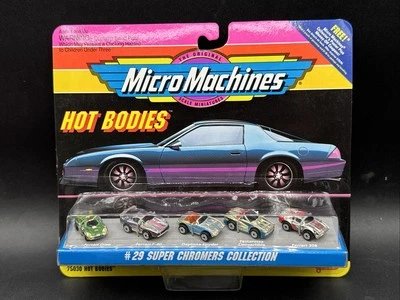 1993 Micro Machines #29 SUPER CHROMERS COLLECTION Ferrari Daytona HOT BODIES 308 - Image 1 of 4