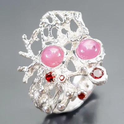 Joyería Anillo Rubí Plata de Ley 925 Talla 8/R415437 Foto 1 de 4