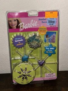 BARBIE Jeweled Starburst Tree DECORATING KIT Garlands Jewelry Vintage 2001 - Picture 1 of 2