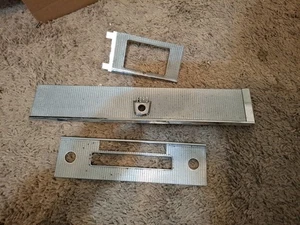 VINTAGE 1958 FORD CHROME DASH BEZELS LOT OEM - Picture 1 of 5