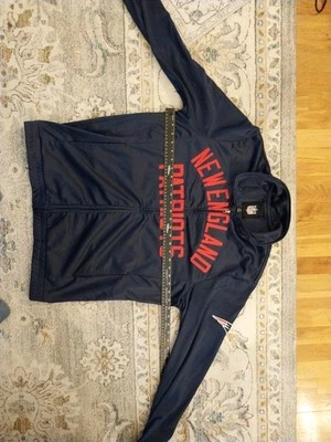 NFL New England Patriots Embroidered Large Full Zip Men's Jacket Blue - Image 1 of 4