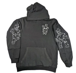 Five Nights At Freddys x Hex M Hoodie Sweatshirt Ltd Edition Gamer Black Embroid - Picture 1 of 17