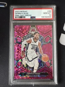 2023-24 Mosaic Baloncesto Fast Break Rosa Derrick Rose/20 PSA 10 POP 1 - Imagen 1 de 2