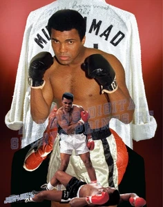 Lithograph print of Muhammad Ali 2024 11 x 14 - Picture 1 of 1