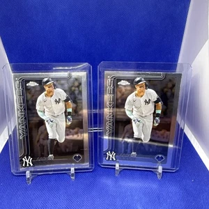 2 2025 Topps Chrome Aaron Judge #99 Base Card New York Yankees MVP Buyback - Picture 1 of 5