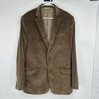 Banana Republic Men’s Cashmere Blend Corduroy Blazer Brown 44L Soft Academia Ivy - Image 1 of 4