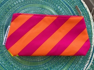 Borsa trucco Donald X Clinique edizione limitata stampa geometrica pochette chiusura zip - Foto 1 di 2