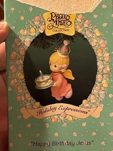 Adorno de Navidad Preciosos Momentos "Feliz Cumpleaños Jesús" #125857 Enesco Nuevo con Caja - Imagen 1 de 3