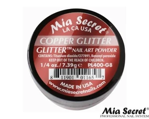 Mia Secret Nail Art Pulver Glitzer Sammlung (KUPFERGLITZER) 1/4oz - Bild 1 von 2