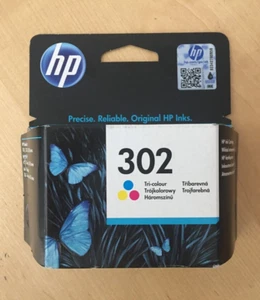 Genuine HP 302 Ink - COLOUR / DESKJET 1110 2130 3630 SERIES (INC VAT) BOXED 2025 - Picture 1 of 2