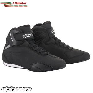 Scarpe Da Moto Alpinestars Sektor Black Uomo Protezioni N 41 Sportive Scarpette - Foto 1 di 5