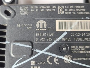 ⚠️⛔2023 Dodge Durango Adaptive Radar Cruise Control Sensor 68616131AB RADAR ONLY