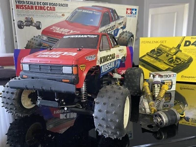 TAMIYA Nissan King Cab 58081 - 1/10 2WD Kingcab RC Vintage Retro, Dynatech - Bild 1 von 4