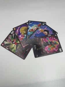 Japanese version Dragon Ball Heroes Super Trading Card Game set of 5 cards - Picture 1 of 9