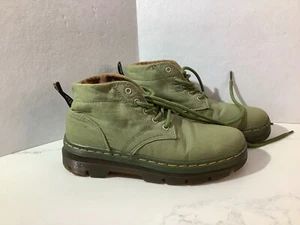Women's Dr Martens Bonny Airwair Canvas Boots Size 5M Green AW004 - Picture 1 of 15