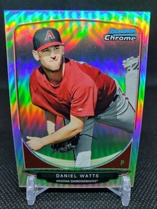2013 Bowman Chrome Mini Refractor #162 Daniel Watts /125 Arizona Diamondbacks 