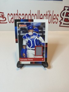 🔥2022 Donruss Retro 1988 Materials Relic 💎 #R88M-SP Salvador Perez KC ROYALS