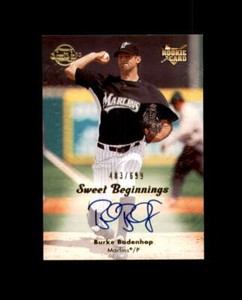 Burke Badenhop 2008 Sweet Spot 483/699 Signed Autograph Marlins