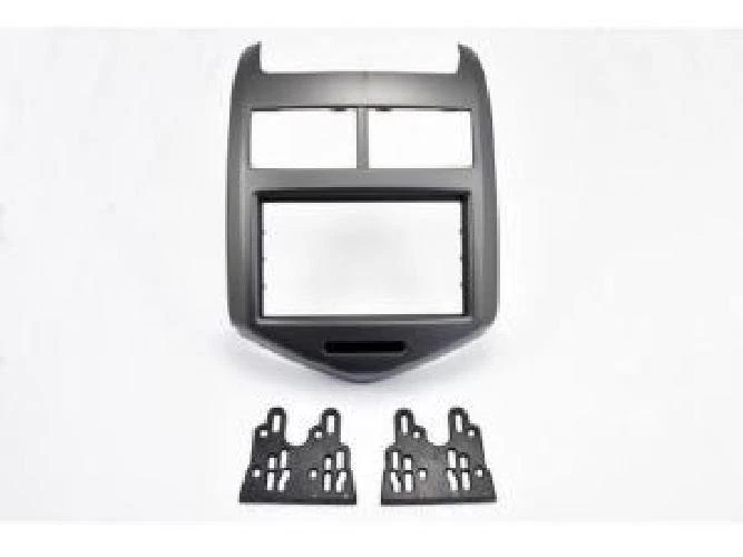 Kit 2DIN compatible avec CHEVROLET AVEO ap11 - GRIS METAL - Photo 1/1