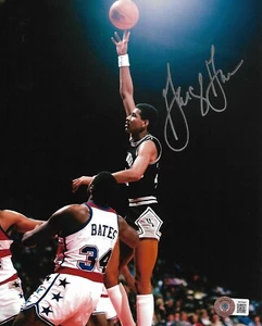 GEORGE GERVIN signed autographed SAN ANTONIO SPURS 8X10 photo HOF w/ COA BECKETT - Picture 1 of 1
