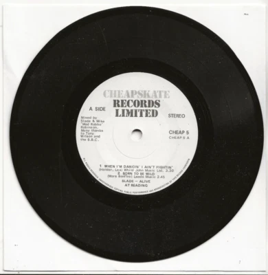 SLADE ALIVE AT READING 1980 3-TRACK VINYL SINGLE FROM UK - Image 1 of 2