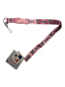 MLB San Diego Padres Lanyard Clip Neck Tag Keychain for ID Keys Ticket Holder - Picture 1 of 1