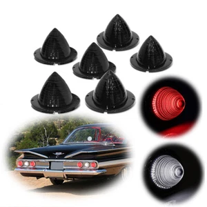 Conjunto de luces traseras y lentes de respaldo Impala 1961 1960 tamaño completo conjunto ahumado - Imagen 1 de 12