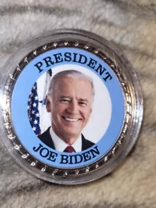 President Joe Biden and VP Kamala Harris, Victory Coin Pre-Owned. - Picture 1 of 2