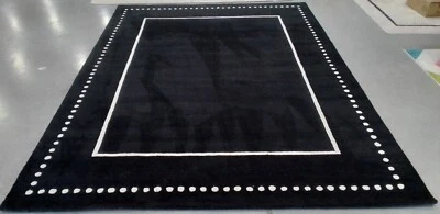 Alfombra Mancha Trasera NEGRO/MARFIL 8'-0" x 10'-0", Precio Reducido 1172772512 BEL151E-8 Foto 1 de 4