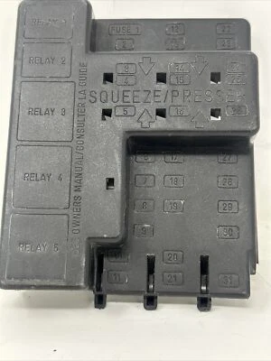 F65B-14A075-AE 1999-2001 Ford Super Duty F250 F350 tablero interior caja de fusibles fabricante de equipos originales Foto 1 de 4