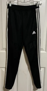 Adidas Boys Girls Youth Size M Black Aero Ready Ankle Zip Track Pants Medium EUC - Picture 1 of 9