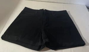 Pantalones cortos de jean MIDI de tiro alto para mujer - Universal Thread™ talla 12 - Imagen 1 de 8