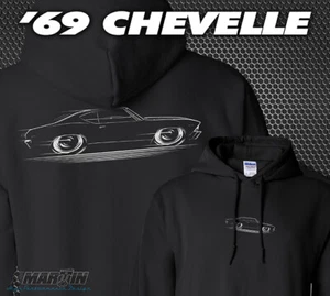 Hoodie '69 Chevelle - 1969 Chevy SS Super Sport Chevrolet Malibu  - Foto 1 di 24