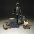BRITAINS 31319 - "Looks Like Chicken for Dinner" Laborer with Axe and Chicken