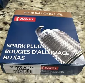 4 Spark Plugs-Iridium Long Life DENSO 3356 SK16PR-A11 (4 pack) - Picture 1 of 1