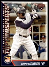 2005 Choice International League Top Prospects Curtis Granderson Toledo Mud Hens