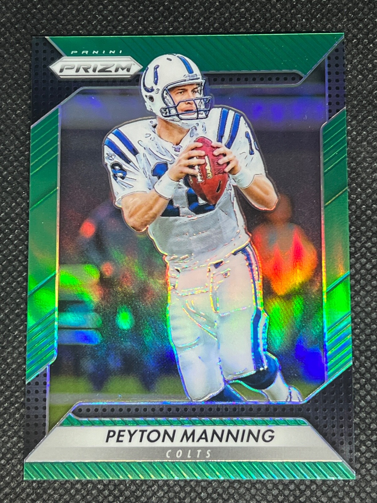 Peyton Manning 2016 Prizm Green SP #125 Indianapolis Colts