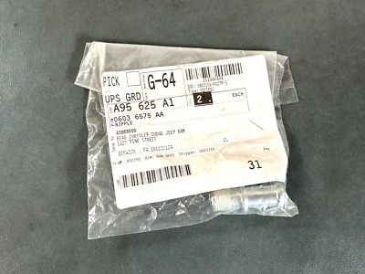 Accesorios de tubo de cárter Mopar OEM NOS 6036575AA 2x Dodge Viper 2008-2017 8,4 L Foto 1 de 3