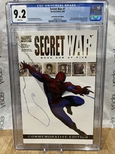 Marvel Comics CGC Grade 9.2  / Secret Wars #1 - Gold Foil Logo Commemorative - Picture 1 of 2