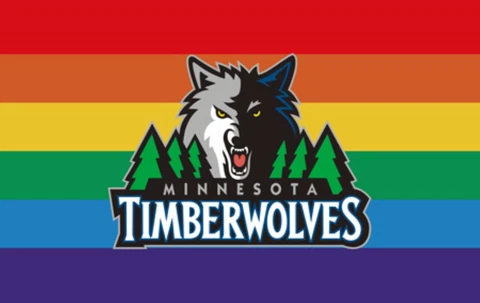 Minnesota Timberwolves Pride Flag 3x5ft Banner Polyester basketball wolves021 Cover