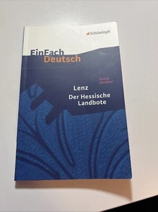 Lenz. Der Hessische Landbote. EinFach Deutsch Textausgaben. - Bild 1 von 2