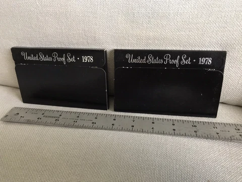 1978 U.S. PROOF SETS (2) ORIGINAL OWNER NEVER OPENED FINE CONDITION Cover