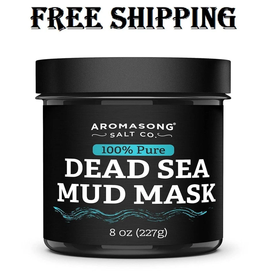 Aromasong 100% Pure Dead Sea Mud Mask for Face - Cleansing Natural Skin Care for - Image 1 of 4