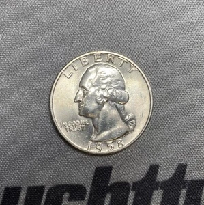1958D Washington Silver Quarter - Picture 1 of 10