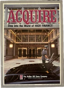 Acquire Board Game Gray 1976 Ed Complete - Picture 1 of 15
